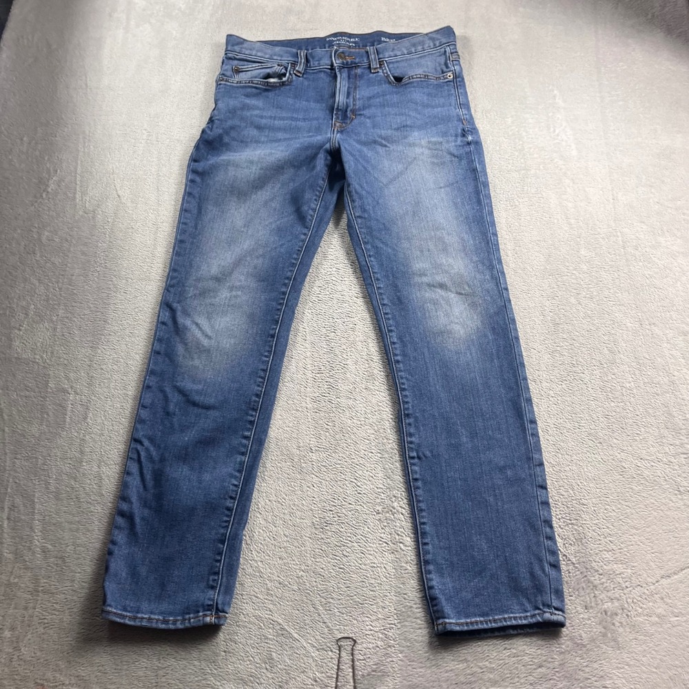 Banana Republic Travel Jean Mens 32x32 Slim Fit Medium Wash Blue Denim Pants